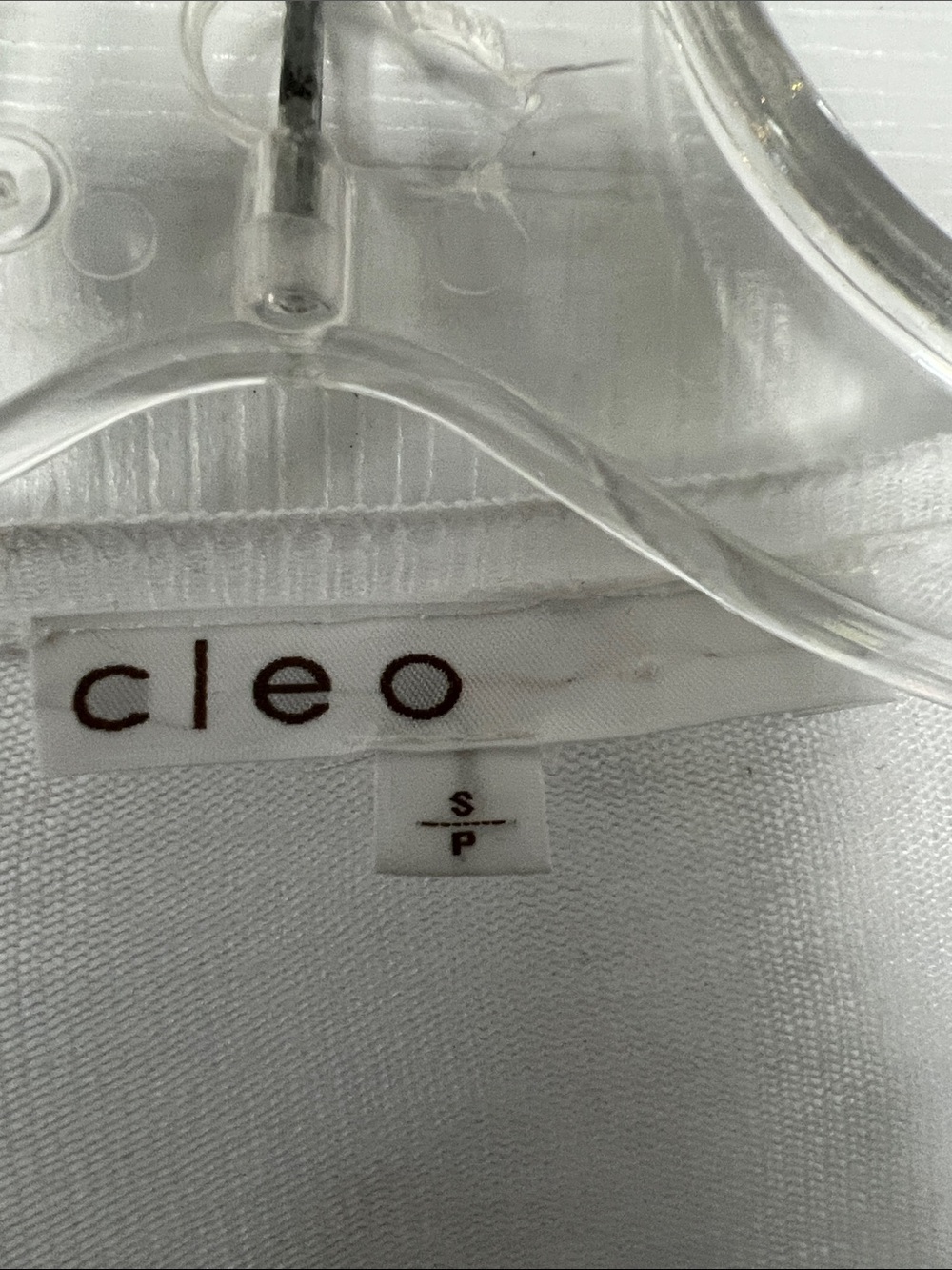 cleo White Tie-Front Long Sleeve Crop Top - Picture 2 of 4